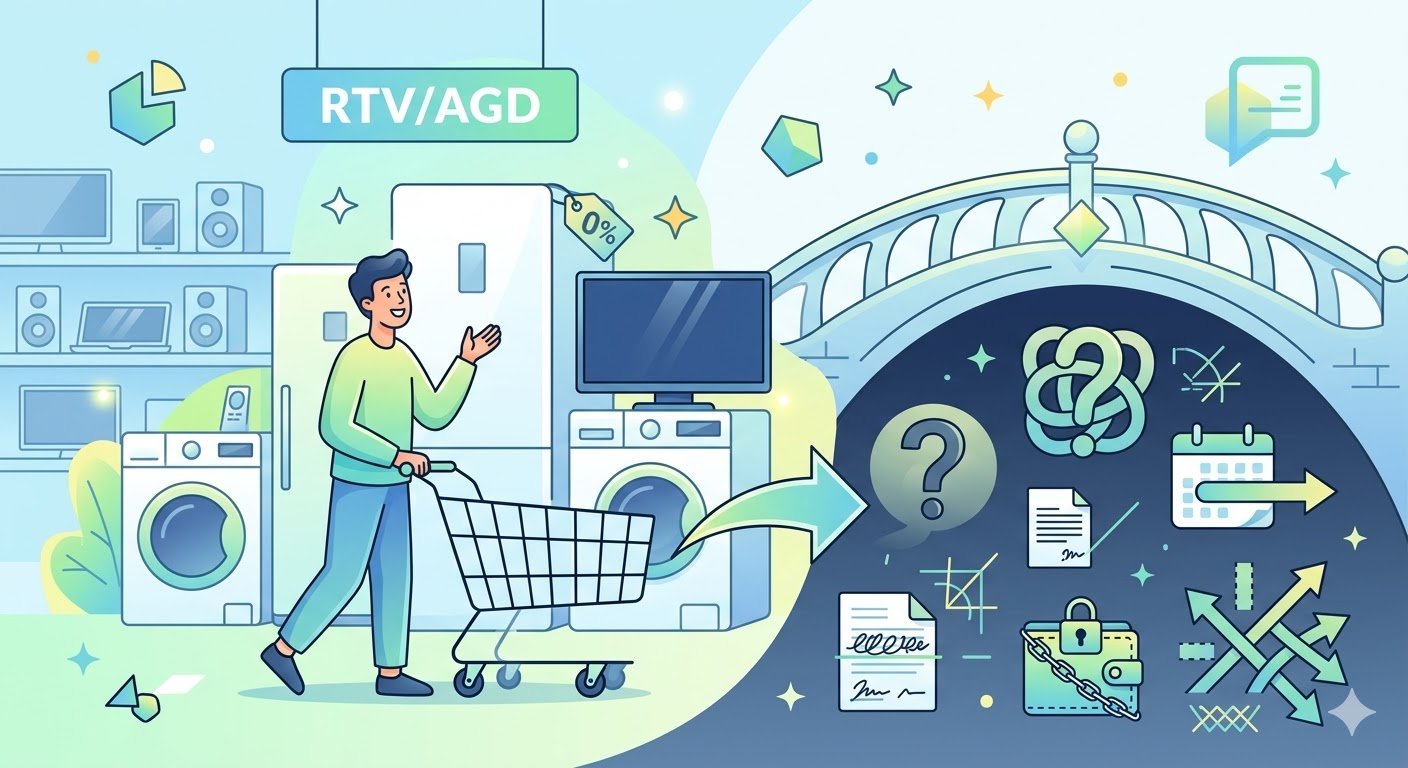 Pułapki kredytów "0%" – na co uważać w sklepach RTV/AGD?